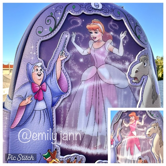 Loungefly Handbags - Cinderella💜Backpack